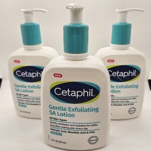 Cetaphil Gentle Exfoliating SA Lotion 16oz Salicylic Mandelic Acid Lot 3
